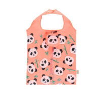 Penny Panda Foldable Shopper - Pink