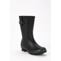 Evercreatures All Black Plain Short Wellies