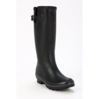 Evercreatures All Black Plain Tall Wellies