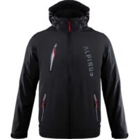 Alpinus Mens Denali Softshell Jacket - Black