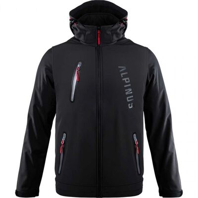 Alpinus Mens Denali Softshell Jacket - Black