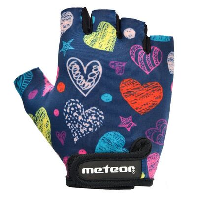 Meteor Junior Cycling Gloves - Navy Blue
