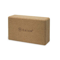 Yoga Style Yoga Block Made Of Cork - Brown