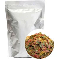100g/pack Tropical Ornamental Fish Thin Slice Food Aquarium Fish Feed Fish Seedling Fattening Food Family Fishing Accessories
