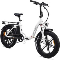 Hygge Vester Step Through Electric Bike Heron White Foldable