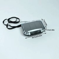 Double sided fly box lure box lure box with hanging rope and waterproof rubber gasket bait box fishing gear box