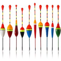 Fishing Buoys, 10 Oval-shaped Trout Hard Foam Buoys, Foam Fishing Buoys, Wooden Sliding Fishing Buoys, Bass Fishing Lines