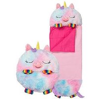Happy Nappers Rainbow Unicorn Sleeping Bag - Large