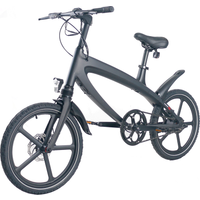 Cruzaa Carbon Black Electric Bike With Built-in Speakers & Bluetooth
