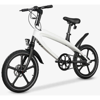 Cruzaa Racing White Electric Bike With Built-in Speakers & Bluetooth