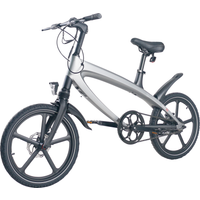Cruzaa Gun Metal Grey Electric Bike With Built-in Speakers & Bluetooth