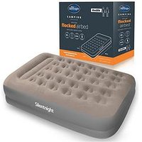 Silentnight Camping Collection Extra Deep Flocked Airbed With Electric Pump - King - Grey