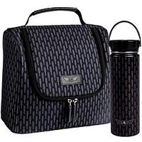 Beau & Elliot 'Manhattan' Insulated Large Picnic Lunch Bag + Stainless Steel Insulated Drinks Bottle