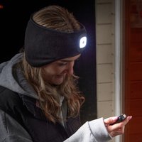 HeadBeam - USB Rechargeable Head Warmer with Removeable Light