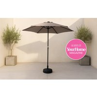 Bali Taupe Metal Parasol 2.67m